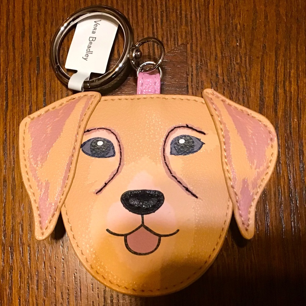 Vera Bradley Best In Show Puppy Charm Coin Purse
